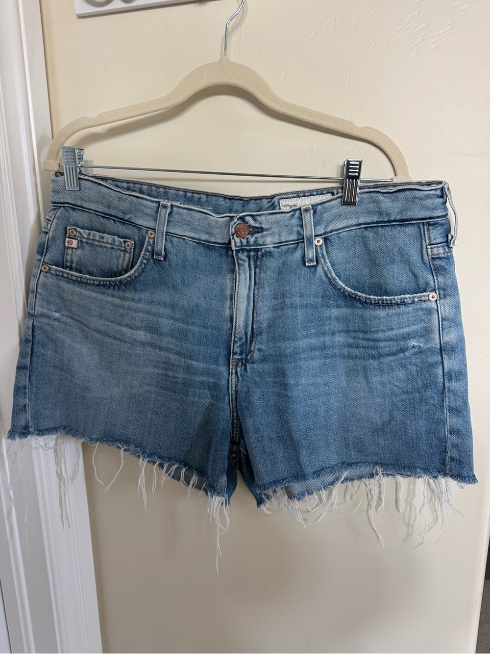 AG Adriano Goldschmied Hailey Cut-Off Ex-Boyfriend Shorts